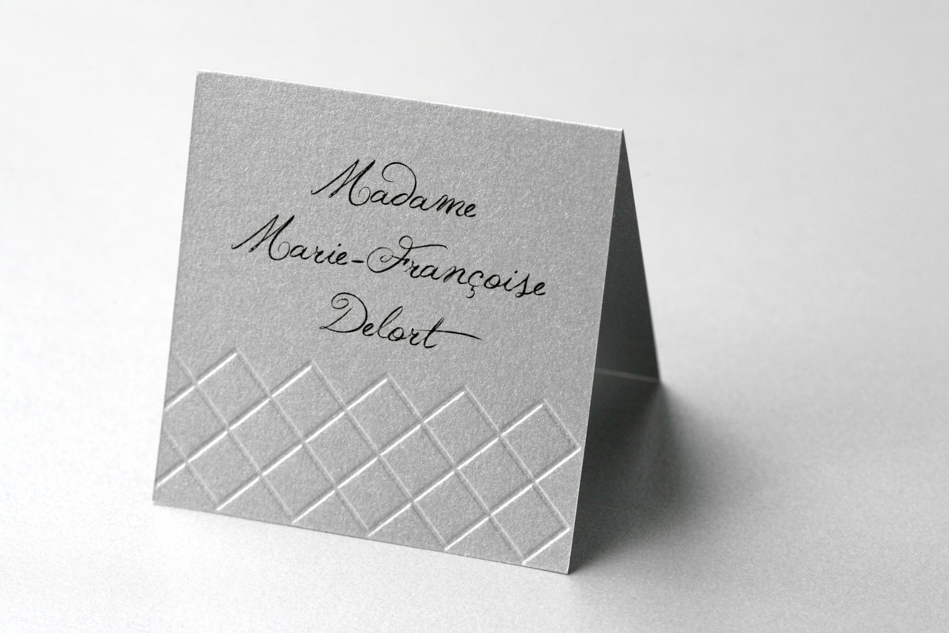 Marque place matelassé blanc