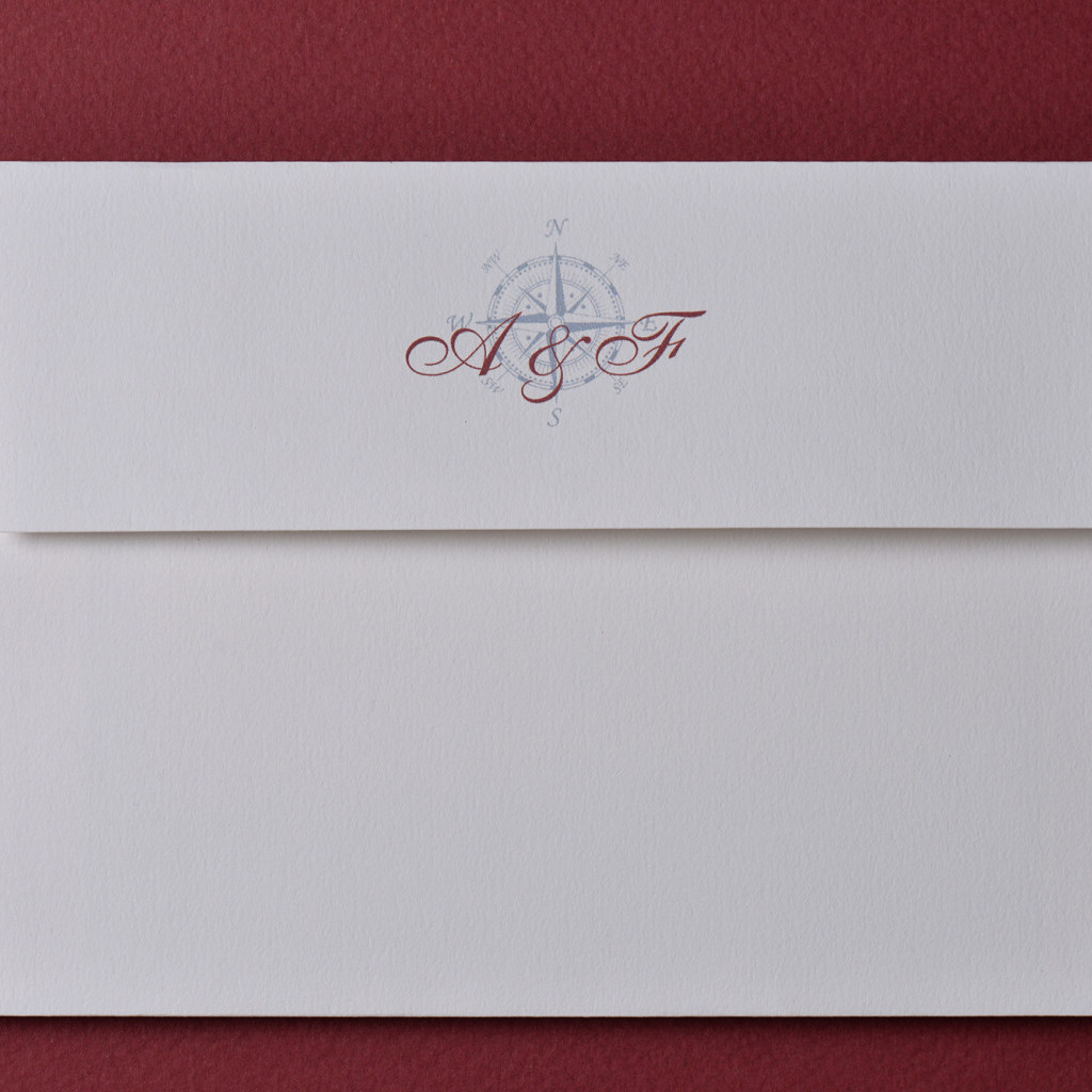 Impression Verso Enveloppe / 114 x 162 mm / Passport Rouge Basque