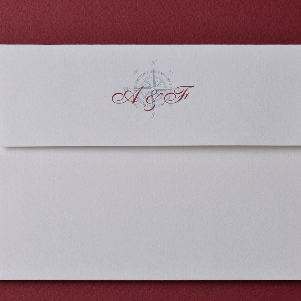 Impression Verso Enveloppe / 114 x 162 mm / Passport Rouge Basque