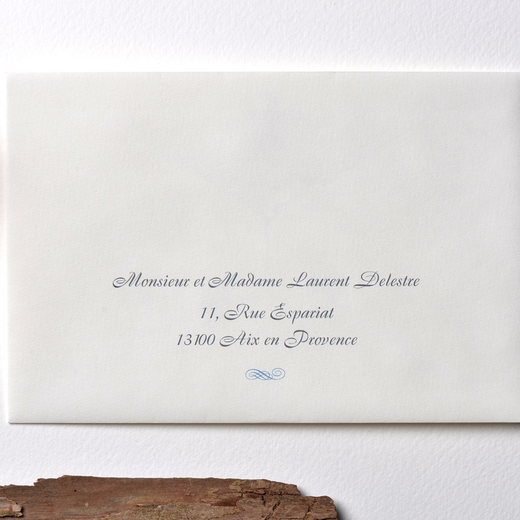 Impression Enveloppe Adresse / 120 x 180 mm / Gallery Mariage à la Montagne