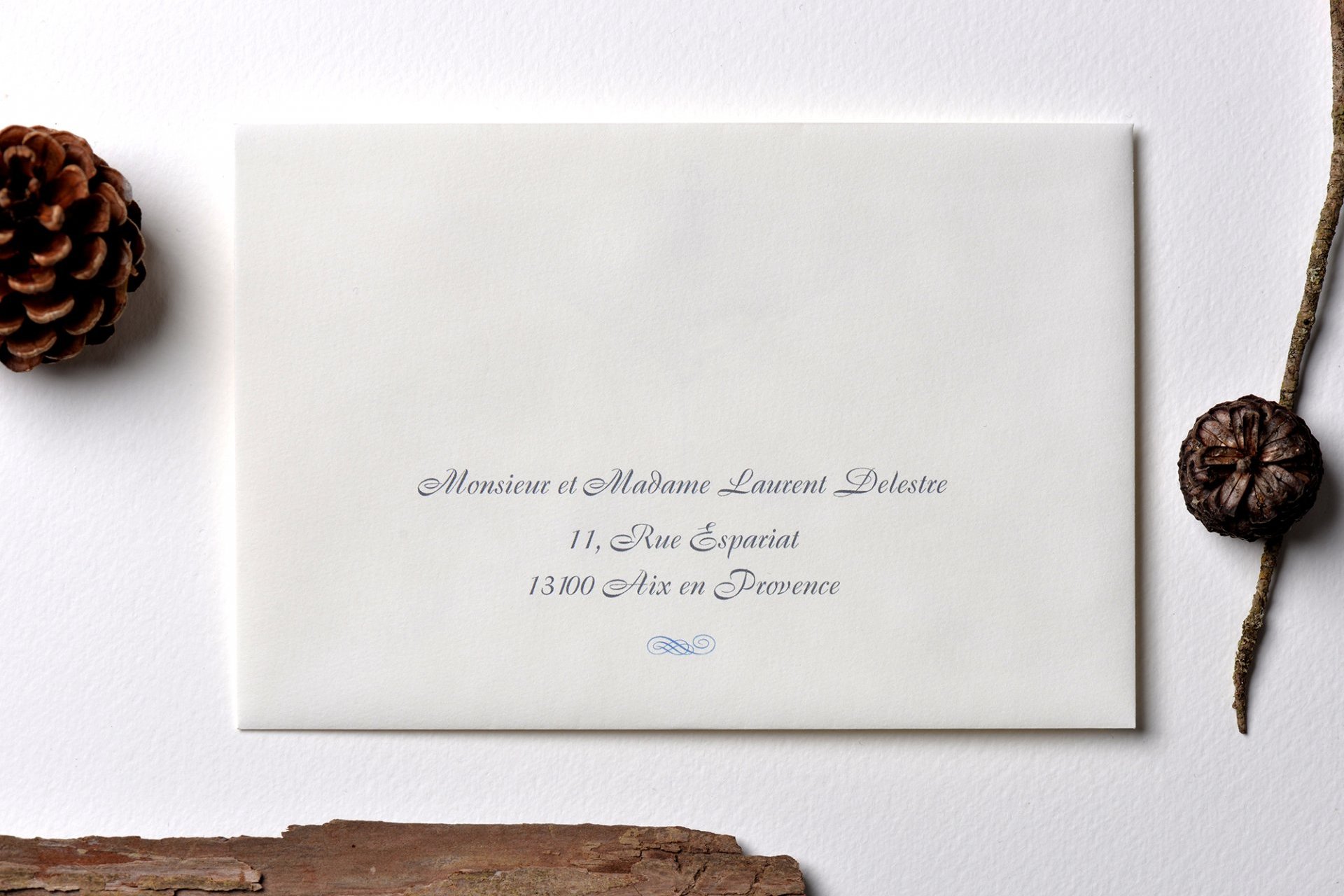 Impression Enveloppe Adresse / 120 x 180 mm / Gallery Mariage à la Montagne