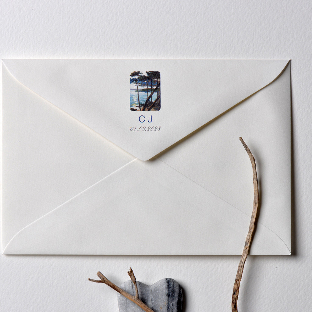 Impression Verso Enveloppe / 120 x 180 mm / Gallery Mariage en bord de Mer