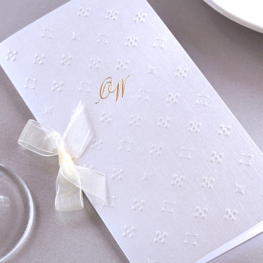 Menu Monogramme Jade